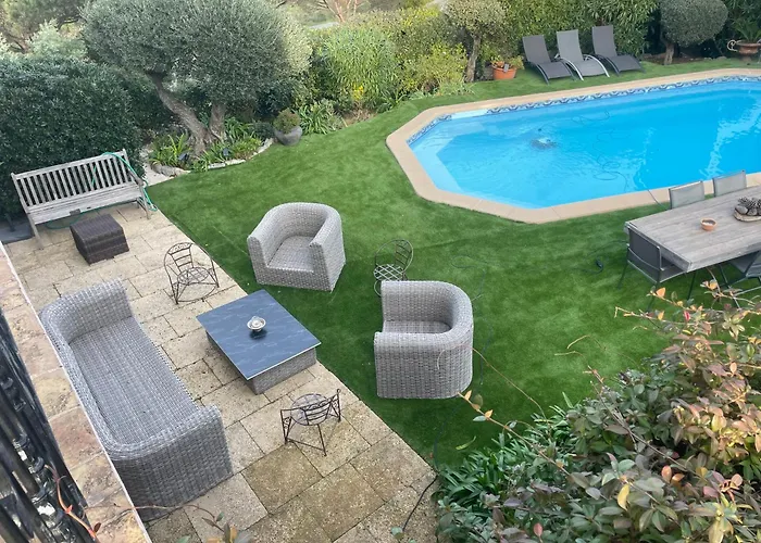 Feriehus Tres Belle Maison Piscine Chauffe 210m2 Climatise Sainte-Maxime